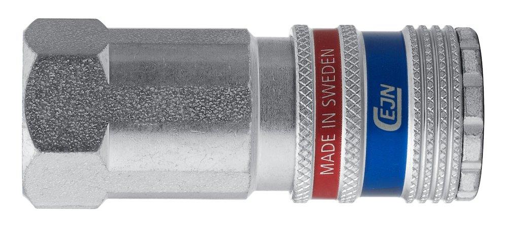 Cejn 430 Series Compressed-Air Quick Coupling Galvanised Steel/Brass, 1/2" BSP