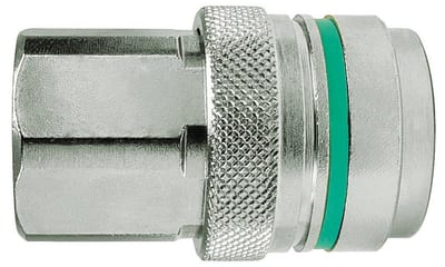 Cejn 567 Quick Coupling socket brass nickel-plated - 1/2", 9