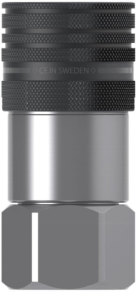 Cejn 765 Quick Coupling flat-face steel galvanised BSPP - 1", DN19, 400 bar