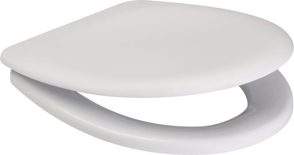 Cersanit Delfi Toilet seat - Yes, white, without soft close, Fast fitting