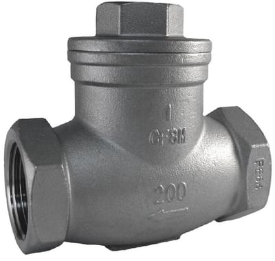 Check valve coupling/coupling 316/PTFE - 1 1/4", 1 1/4", 40bar