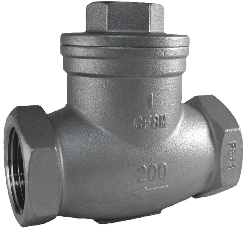 Check valve coupling/coupling 316/PTFE - 1/2", 1/2", 40bar