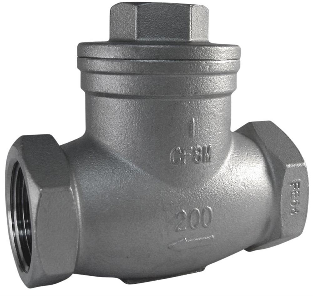 Check valve coupling/coupling 316/PTFE - 1/4", 1/4", 40bar