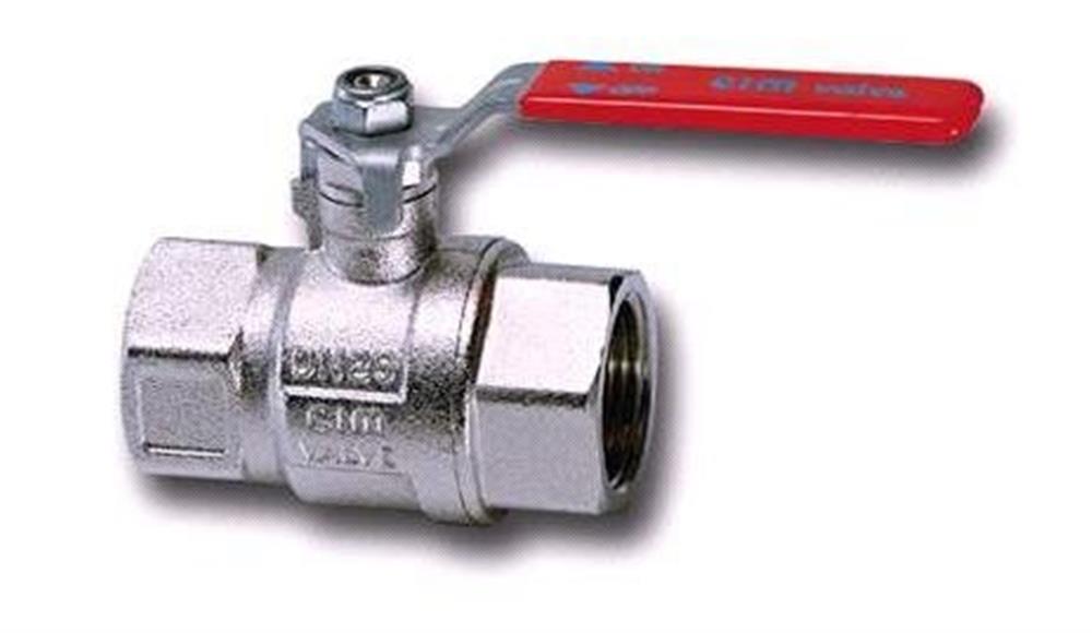 Cimberio CIM 11 Ball Valve coupling/coupling - Normal, L-handle, brass, 2", 2"