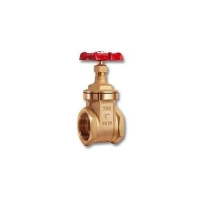 Cimberio Cim 70B Gate Valve coupling/coupling hot-pressed brass - 1 1/2", 1 1/2", 20bar