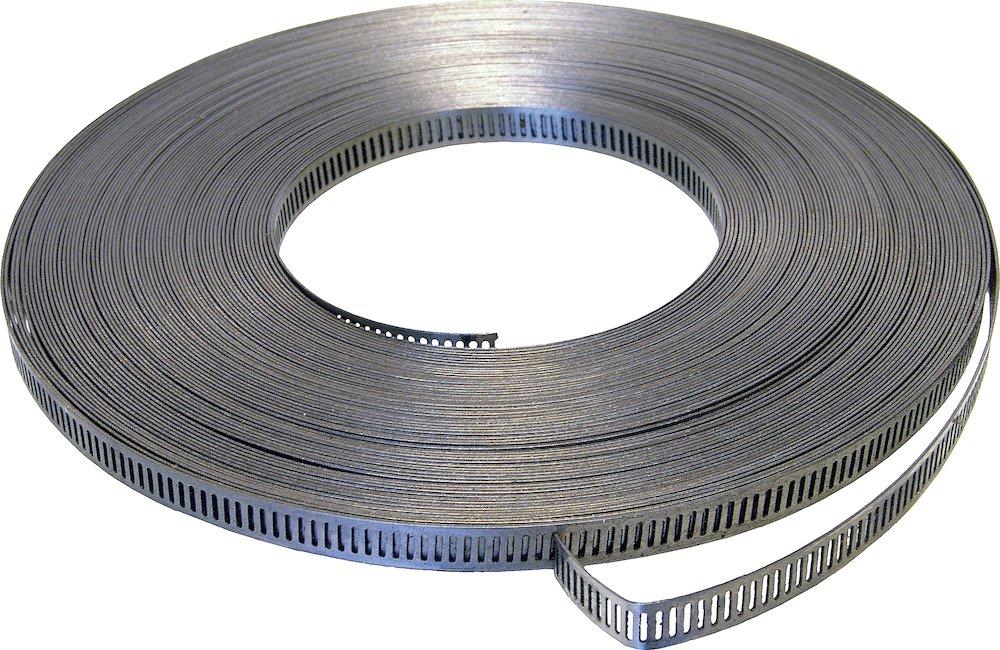 Clamp Band stainless - 25M, 8mm, 0.6mm