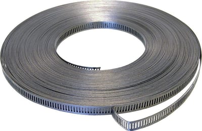 Clamp Band stainless - 25M, 8mm, 0.6mm