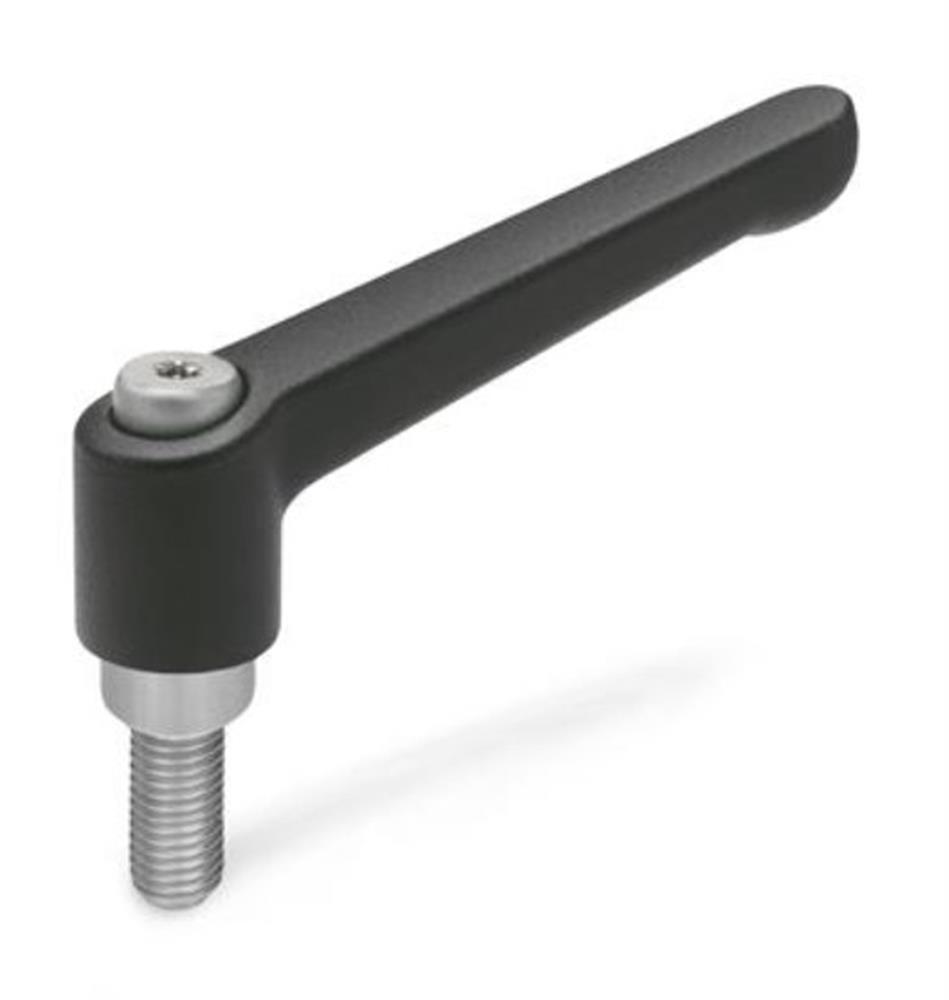 Clamping Lever with stud stainless - 12mm, 80mm