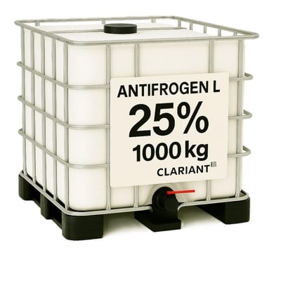 Clariant Antifrogen L ethylene glycol (PG) diluted - 1000kg, 25%, -10°C, Yes
