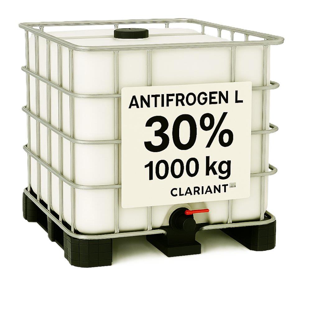 Clariant Antifrogen L ethylene glycol (PG) diluted - 1000kg, 30%, -13°C, Yes
