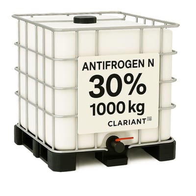 Clariant Antifrogen N ethylene glycol (EG) diluted - 1000kg, 30%, -16°C, Yes