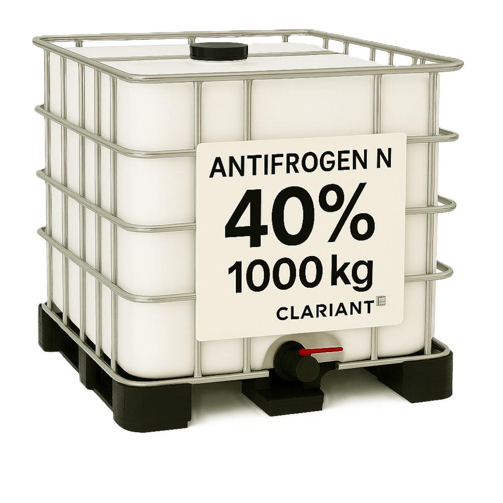 Clariant Antifrogen N ethylene glycol (EG) diluted - 1000kg, 40%, -25°C, Yes