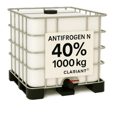 Clariant Antifrogen N ethylene glycol (EG) diluted - 1000kg, 40%, -25°C, Yes