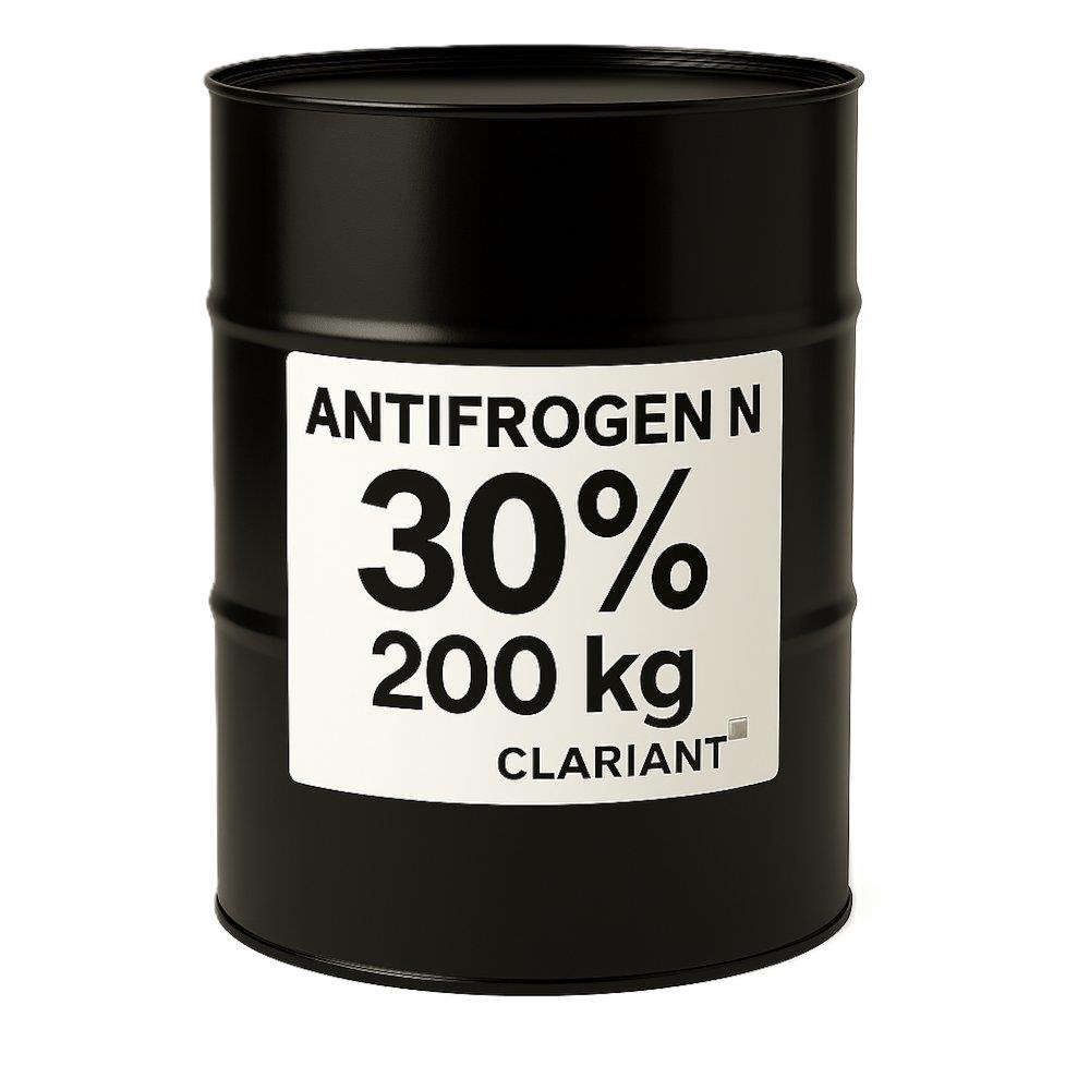Clariant Antifrogen N ethylene glycol (EG) diluted - 200kg, 30%, -16°C, Yes