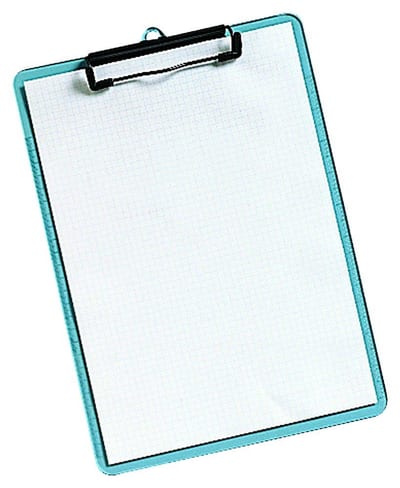 Clipboard A4 - 1PCS, blue