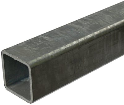 Cold-formed hollow section Square Hot-dip galvanised S235JRH - 80mm, 80mm, 4mm, 6M, 9.57KG/m