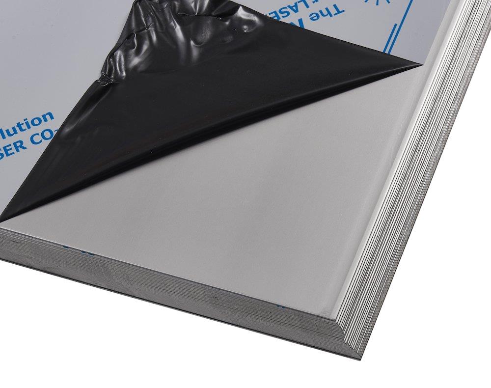 Cold-rolled plate acid-resistant EN 1.4404 2B Foil - 3000mm, 1500mm, 1,2mm, 43.2kg