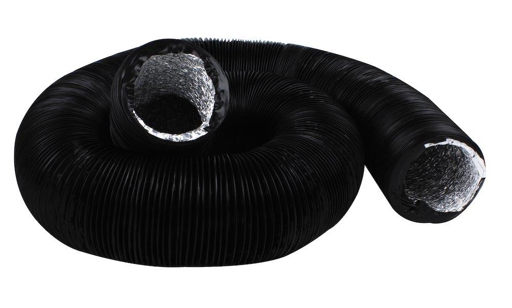 COMBI4U Ventilation Hose alu/PET black - 127mm, 125°C, 0.03bar, 0bar, max 30M/s