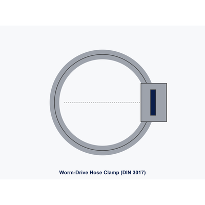 Stainless Steel Hose Clamp 25-40mm W4 - 10PCS