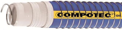 Composite hose PP blue oil/fuel - 4", 100mm, 80°C, 5bar