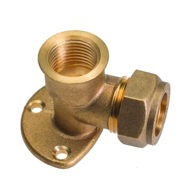 Conex Angle valve coupling - 15mm, 1/2", 90°