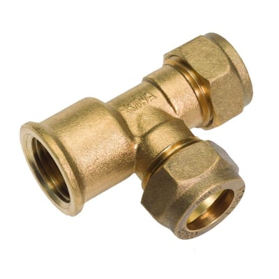 Conex T-Piece - 22mm, 22mm, 3/4"