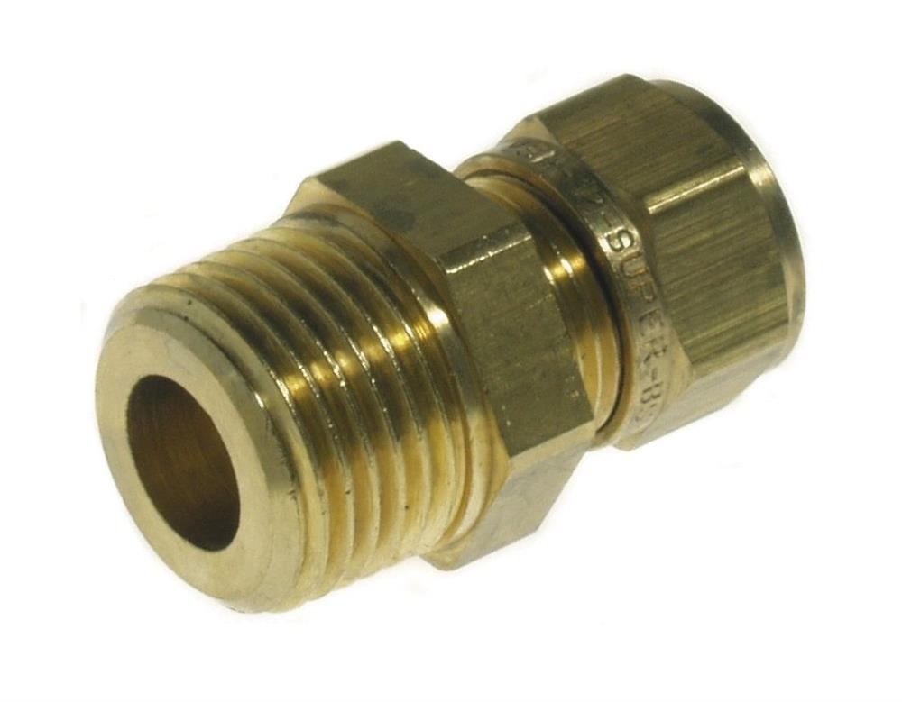 Conex Transition Nipple with pipe thread - 12mm, 3/8"
