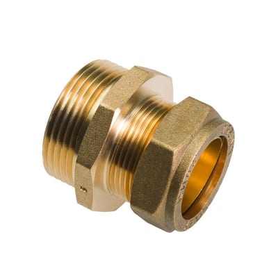 Conex Transition Nipple with pipe thread - 28mm, 1 1/4"