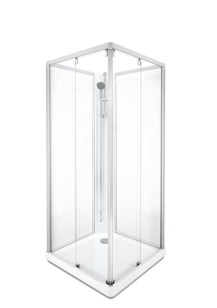 Contura Shower Showerama Shower cabin 2 sliding doors - Clear, 900mm, 2080mm, 900mm