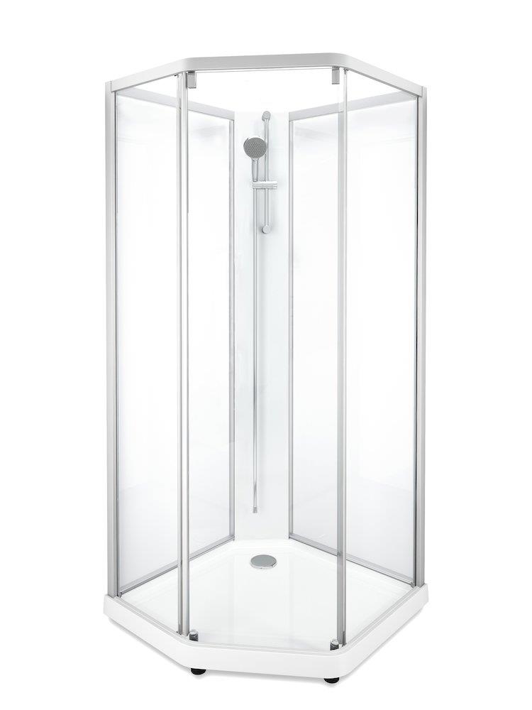 Contura Shower Showerama Shower cabin sliding door - Clear, 1000mm, 2080mm, 1000mm