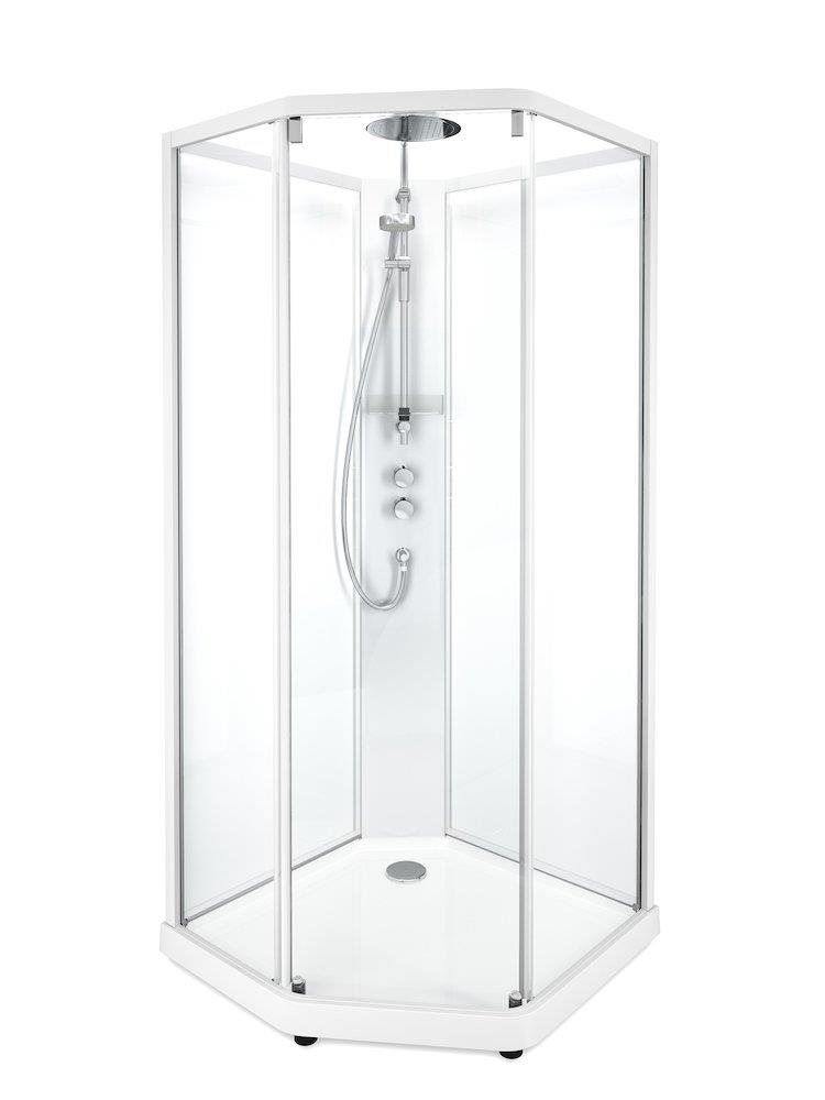 Contura Shower Showerama Shower cabin sliding door - Clear/frost, 800mm, 2150mm, 900mm