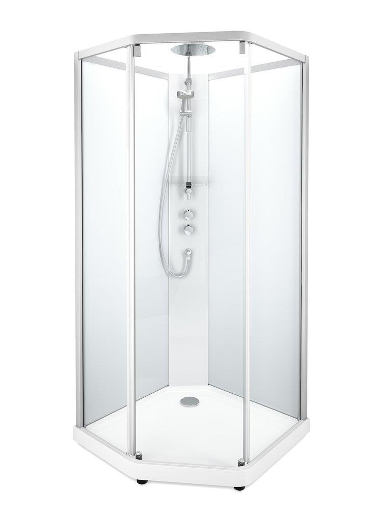 Contura Shower Showerama Shower cabin sliding door - Clear/frost, 900mm, 2150mm, 800mm