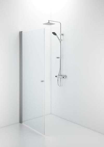 Contura Shower Space Shower door - 1850mm, 900mm, Clear, Straight 10547601
