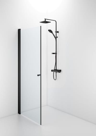 Contura Shower Space Shower door - 2000mm, 600mm, Clear, Straight 10547611