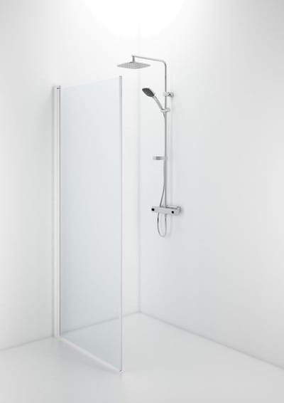 Contura Shower Space Shower door - 2000mm, 850mm, Clear, Straight 10547659