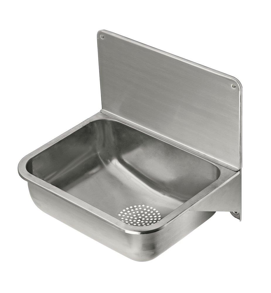 Contura Steel CU44 Utility Sink without grate stainless steel - 460mm, 330mm, 175mm
