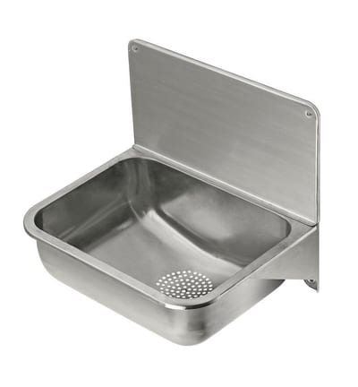 Contura Steel CU44B Utility Sink without grate stainless steel - 460mm, 330mm, 175mm