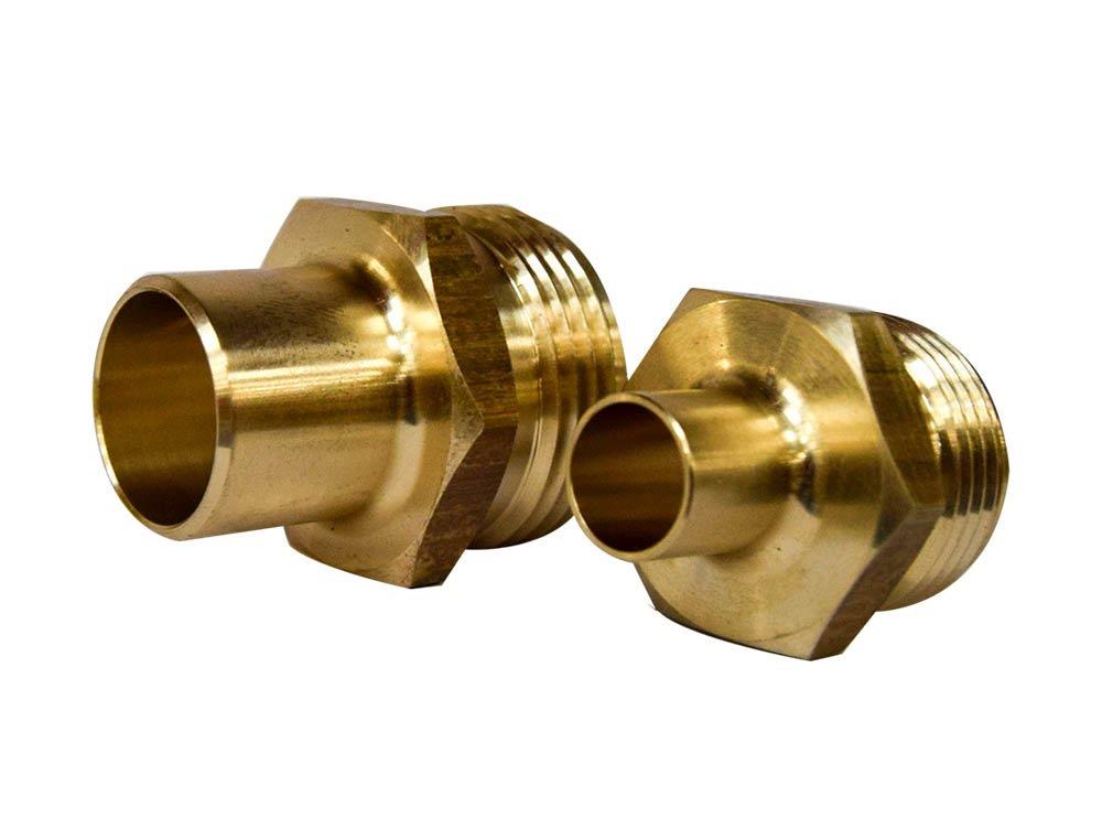 Copeland Adaptor Set solder x rotalock - 7/8" solder x 1 1/4", 1 1/8" solder x 1 3/4"
