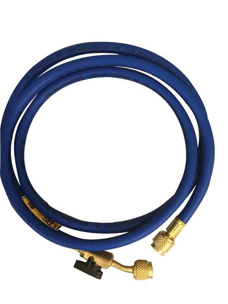 CPS Service hose with valve - 1500mm, 5/16", 55bar, blue, HJ5BE