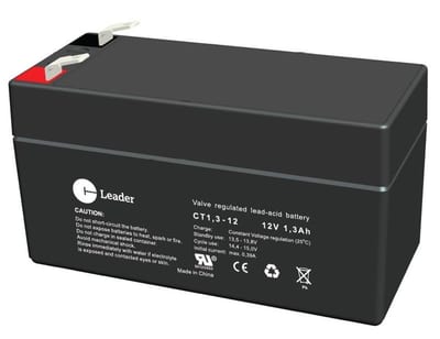 CT-Leader CT1.3-12 Lead Battery - 12V, 1.2AH