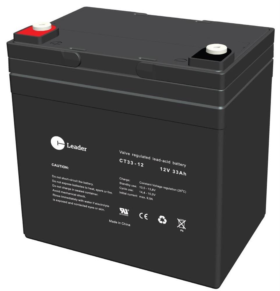 CT-Leader CT33-12 Lead Battery - 12V, 33AH