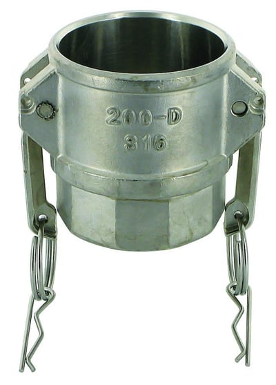 D Cam coupling acid-resistant coupling female - 50mm, 2"
