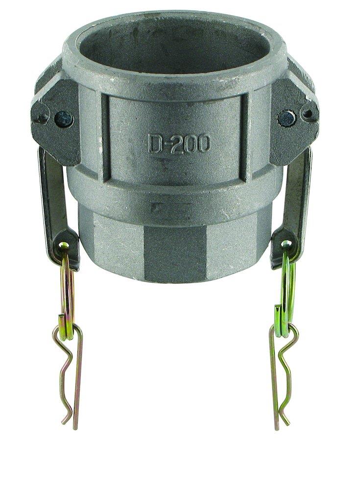 D Cam coupling aluminium coupling female - 4", 4"