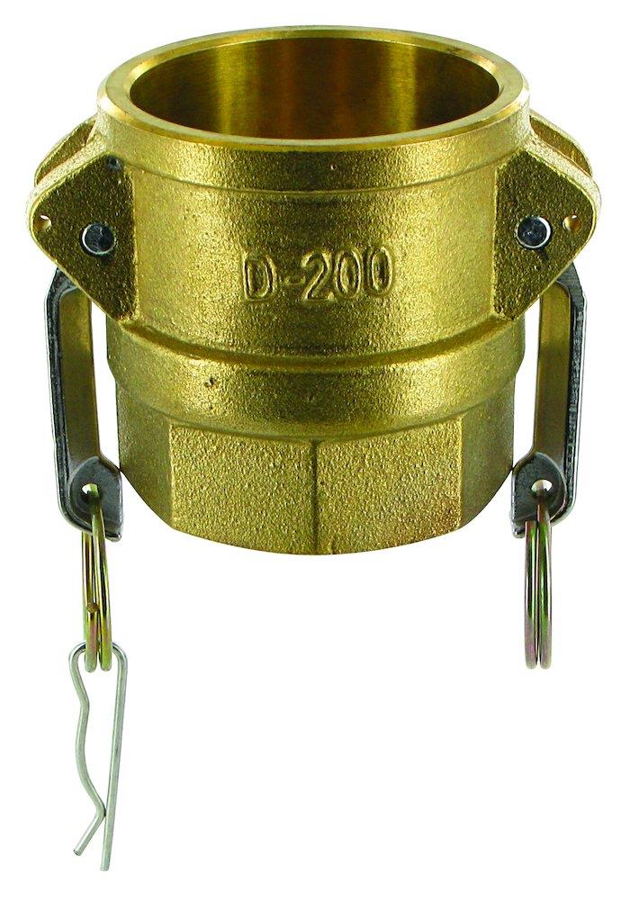 D Cam coupling brass coupling female - 2 1/2", 2 1/2"
