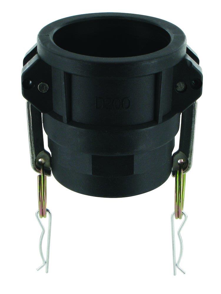 D Cam coupling PP coupling female - 2", 2"