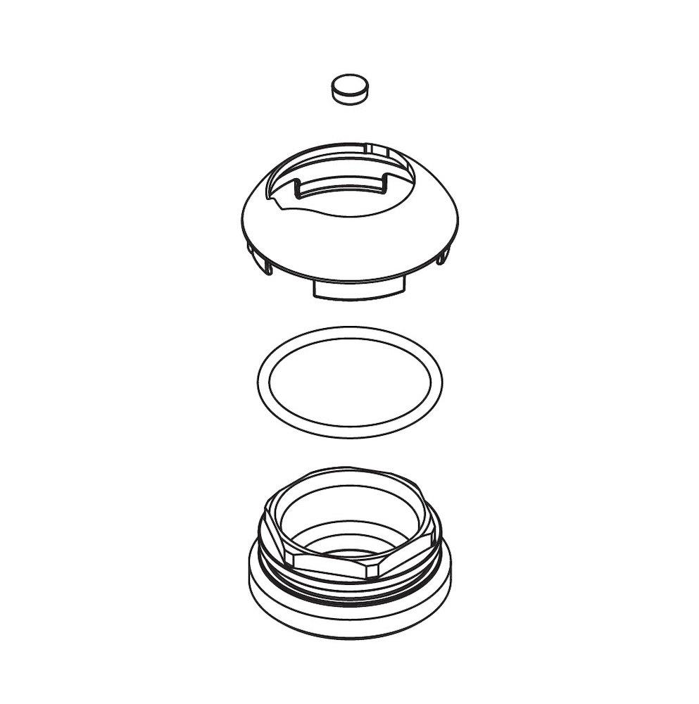 Damixa Iris Cover plate - steel