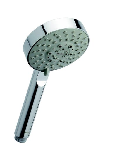 Damixa Kudos Grande hand shower — chrome-plated, no hose/holder, 5 functions