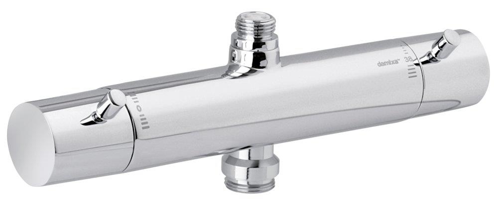 Damixa Osier Bath and shower thermostat - Chrome-plated, 2 handles, Eksklusiv, Yes