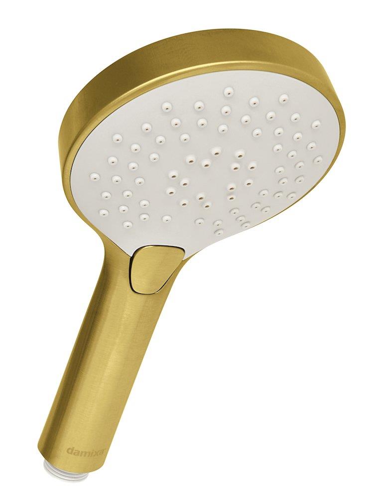 Damixa Silhouet hand shower - brass, without hose/shower holder, 3, yes