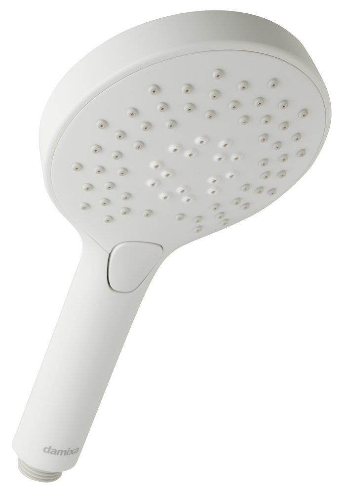 Damixa Silhouet Hand shower - matte white, without hose/shower holder, 3, yes